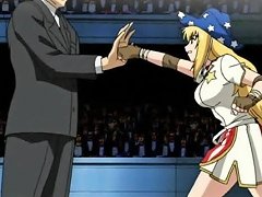 A Small Anime Blonde Is Tied Up And Receives Multiple Orgasms